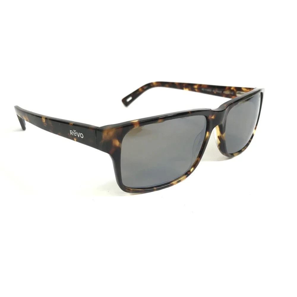 Revo Sunglasses FINLEY RE 1112ECO Tortoise Square W/ Gray Polarized Lenses